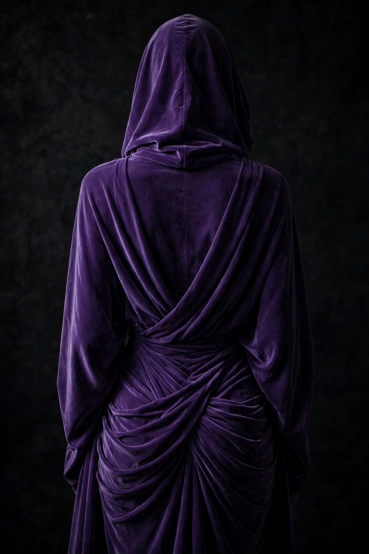 Abstract art print: Violet Nocturne