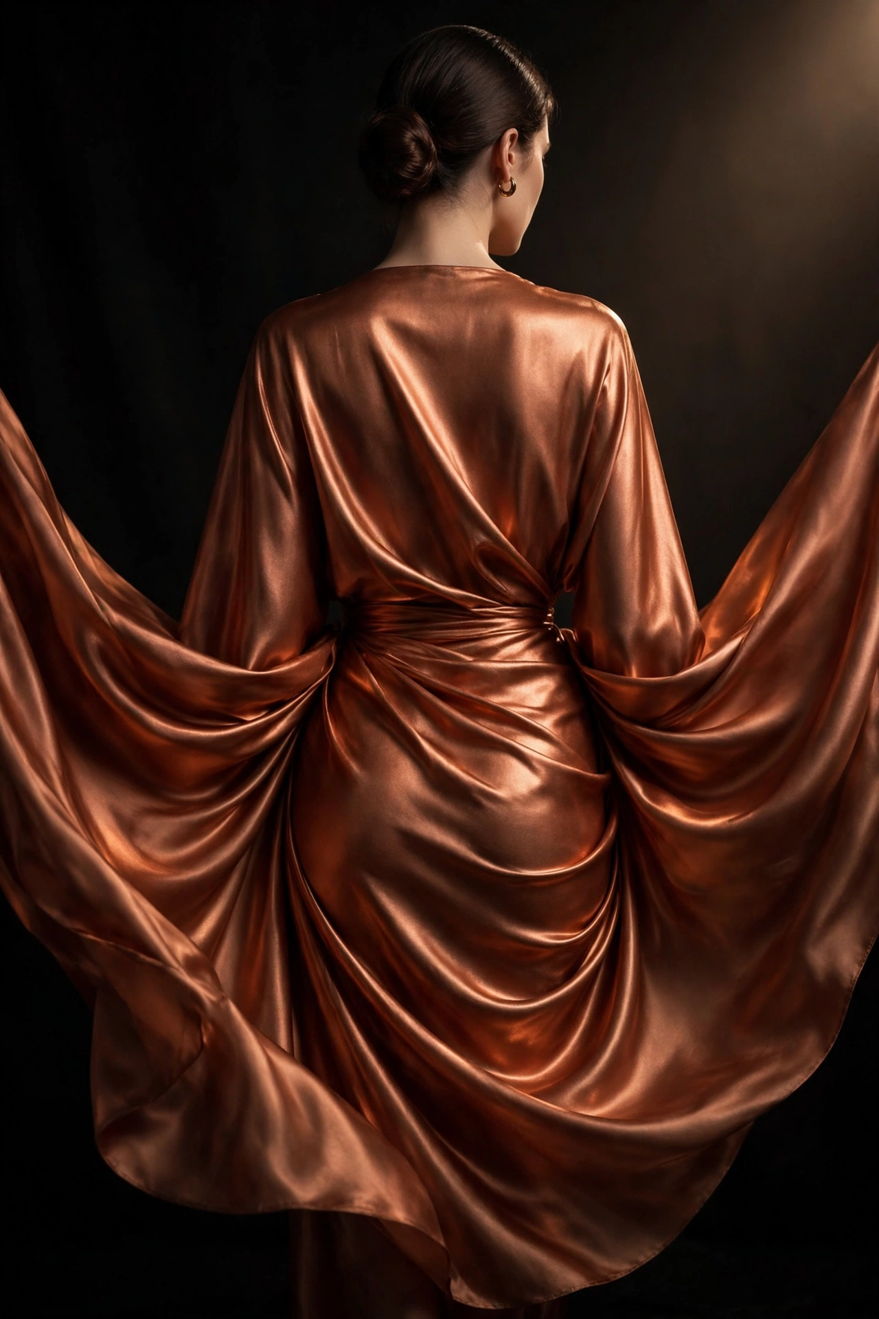 Abstract art print: Copper Glow