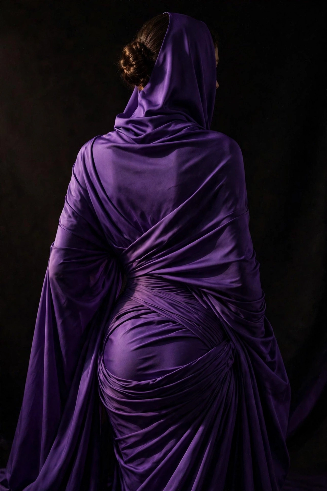 Abstract art print: Violet Hour